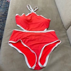 Aerie V-neck bathing suit